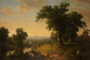 Asher Brown Durand A Pastoral Scene painting